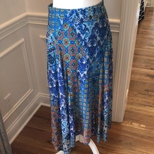 Chico’s Patterned Layered Skirt